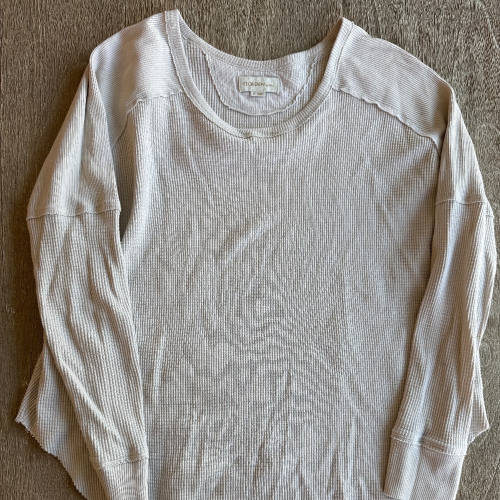 GOLDEN by TNA Waffle Long sleeve